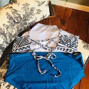 Cupshe Bikini Swim Suit, tribal pattern